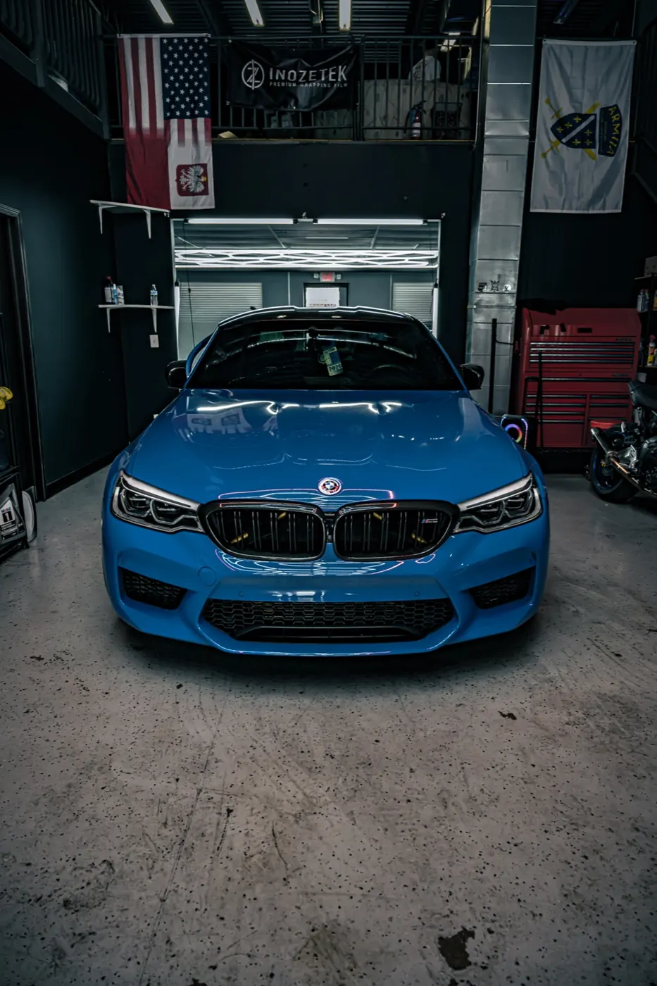 BMW wrap project on Instagram