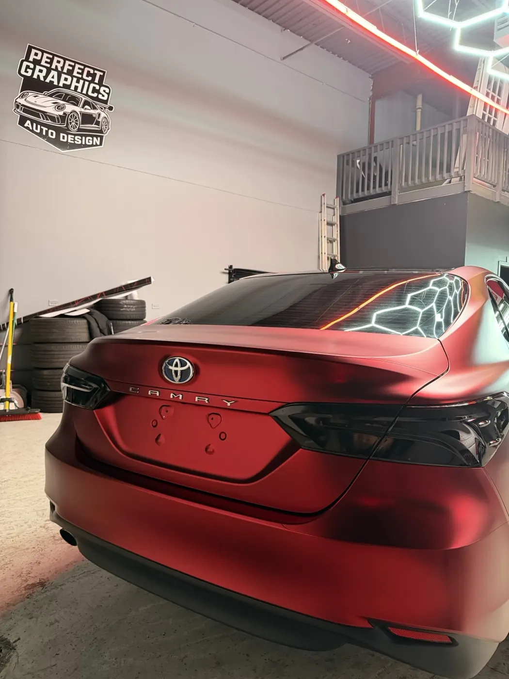 Custom vehicle wrap by Perfect Graphics Auto Design, Cary, IL